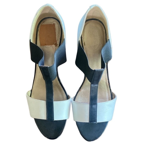 Circa Joan & David CJ Neptune** Black and White** two tone Size 9M - Picture 2 of 14